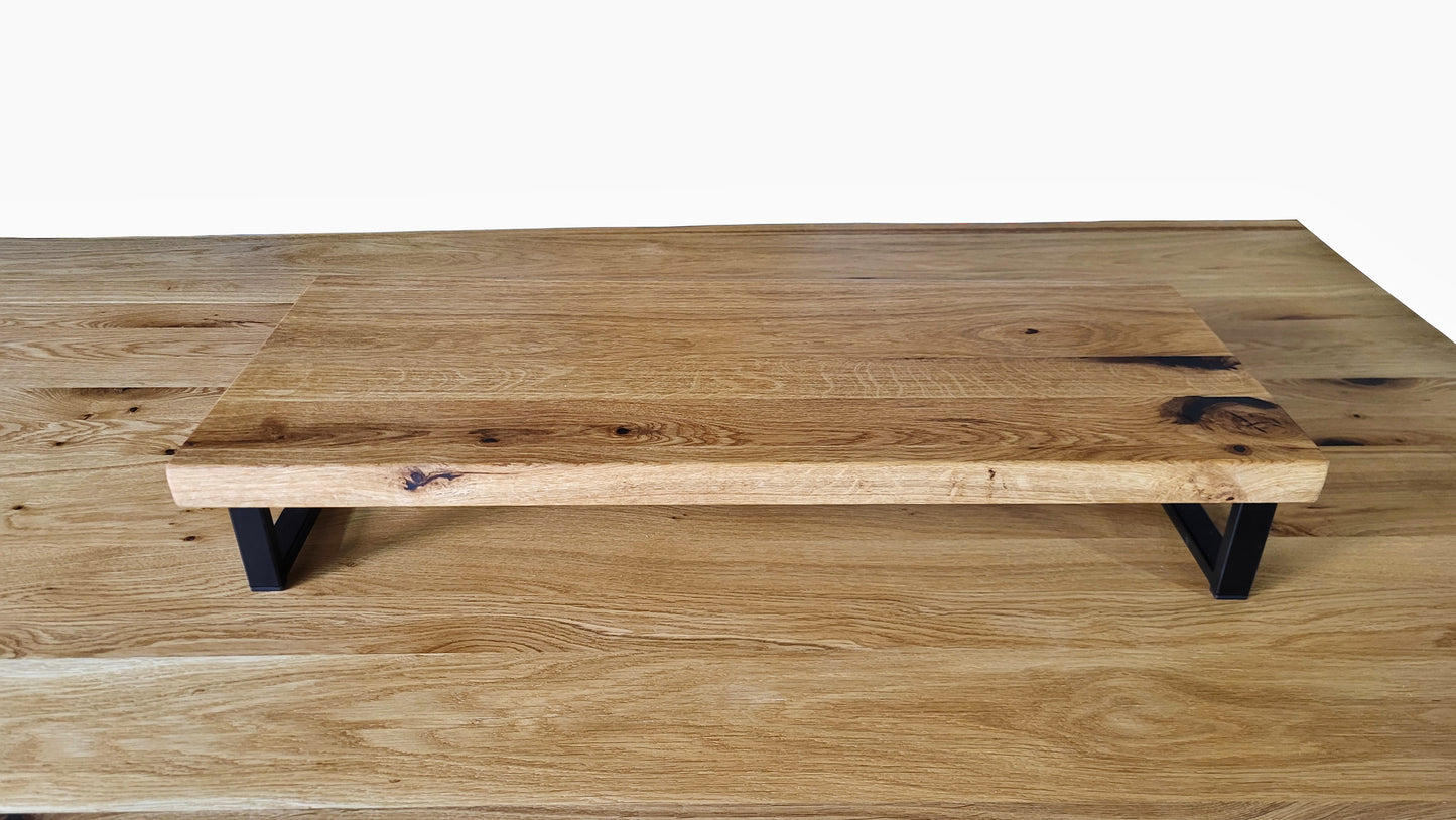 Schreibtisch Erhöhung aus Massivholz Eiche