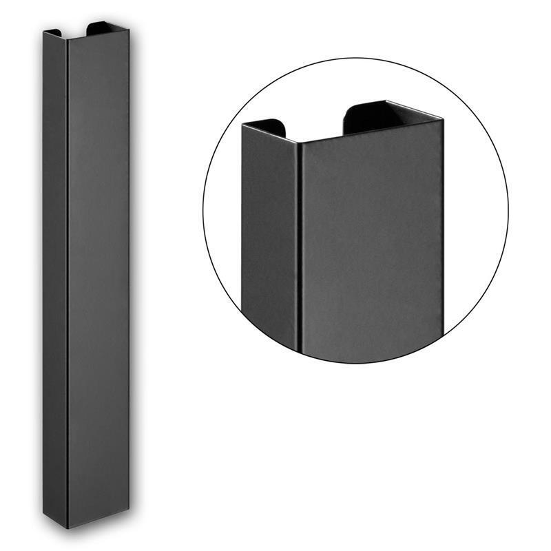 Magnetischer Kabelkanal aus Metall 35cm schwarz