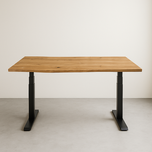 Schreibtisch Eiche Waldkante Massivholz